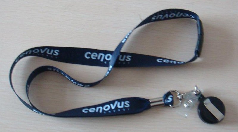 Retractable badge holder lanyard