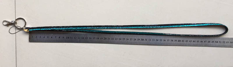 custom extra long bling lanyard