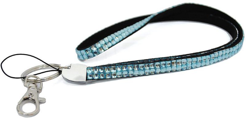 Rhinestone Lanyard For Badge & Key