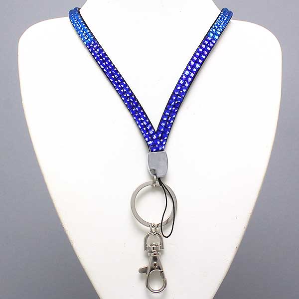 custom sparkly lanyard for keys, id card, USB flash drive