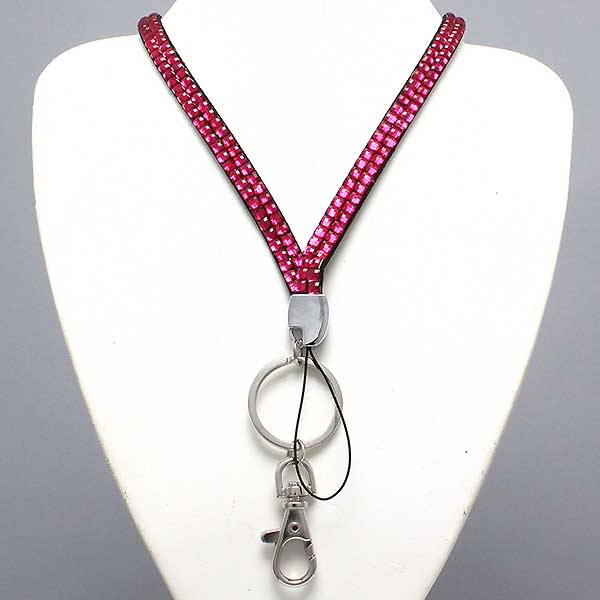 custom sparkly lanyard for keys, id card, USB flash drive