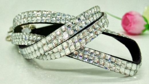 white clear bling diamante rhinestone lanyards wholesale