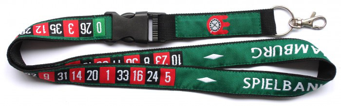 custom satin lanyard