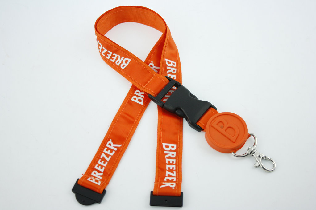 custom printed satin lanyard, custom tag, wholesale