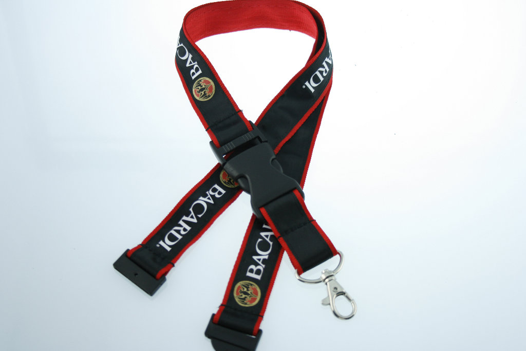 custom satin lanyard