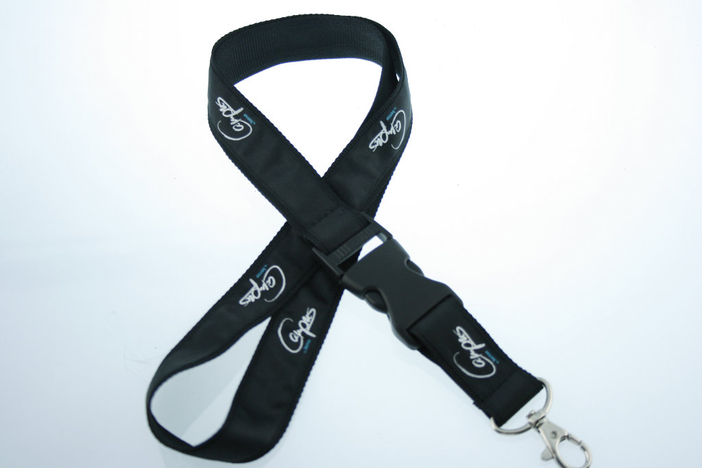 custom satin lanyard