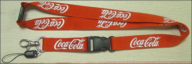 custom screen printed lanyard