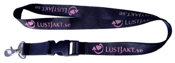 custom screen printed lanyard