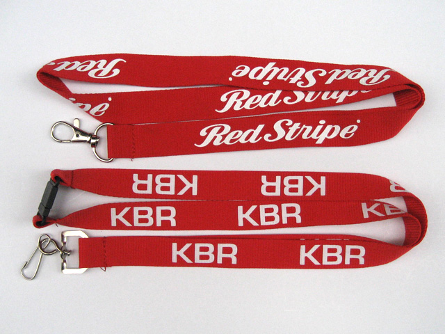 custom lanyard, silkscreen printing