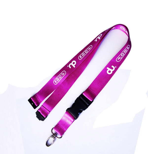 personalized screen printed lanyard