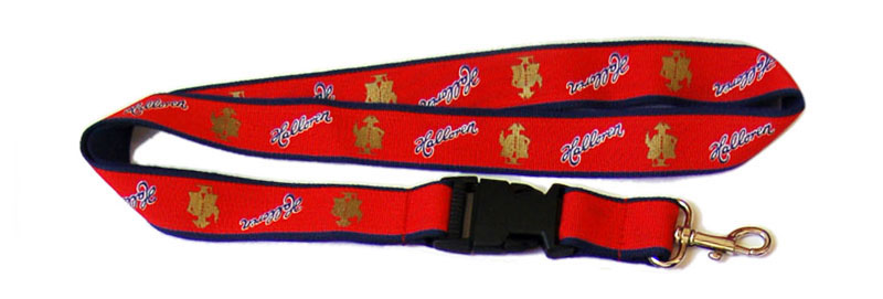 custom silkscreen printed lanyard