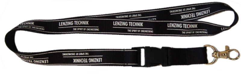 custom screen printed lanyard