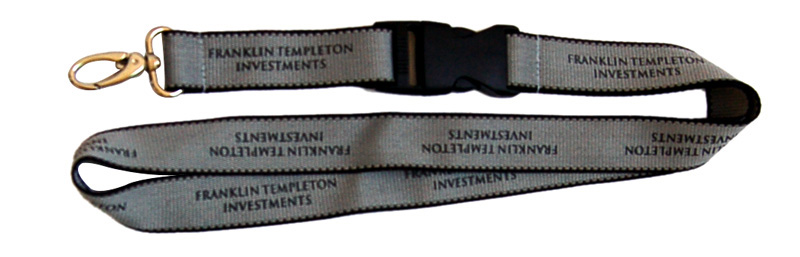 custom silkscreen printed lanyard