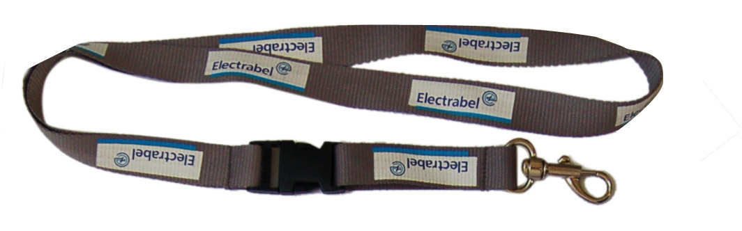 custom silkscreen printed lanyard