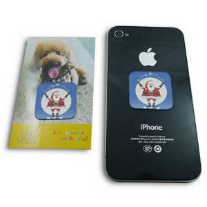 Screen Cleaner Microfiber Sticker