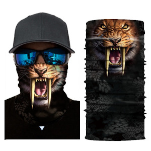 animal neck gaiter masks