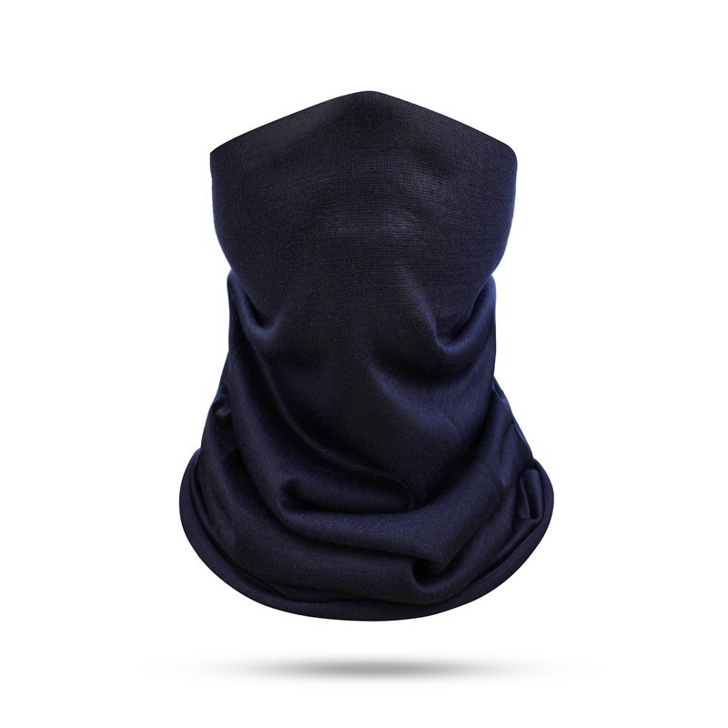 navy blue neck gaiter, face gaiter scarf men's fishing tube buff summer