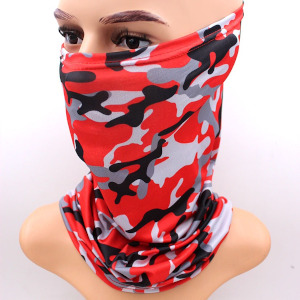 camouflage neck gaiter mask