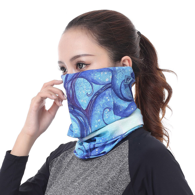 custom printed neck gaiter thin lightweight personalized logo