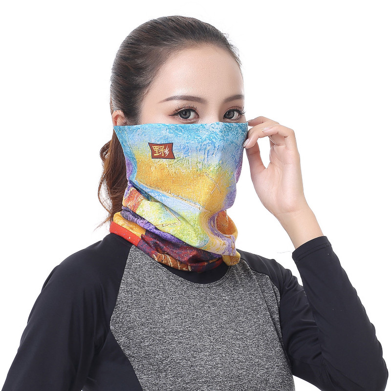 custom printed neck gaiter thin lightweight personalized logo