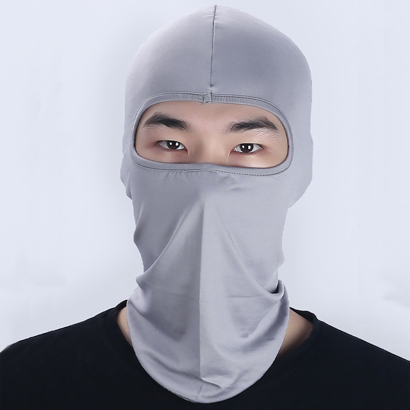 cycling balaclava, motorcycle full face mask wholesale gray