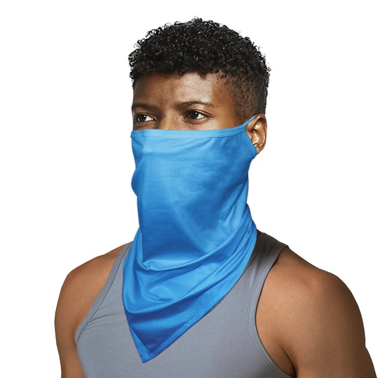 face bandana ear loop neck gaiter uv sun block