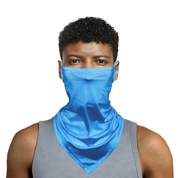 face bandana ear loop neck gaiter uv sun block