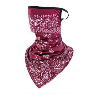 face bandana ear loop neck gaiter