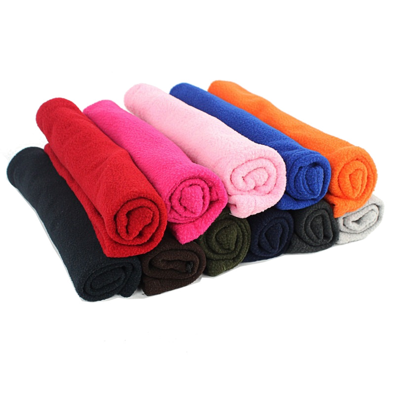 polar fleece neck warmer gaiter adjustable tube scarf