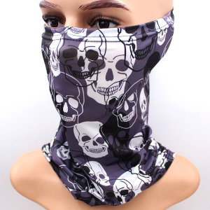 skull cooling neck gaiter mask