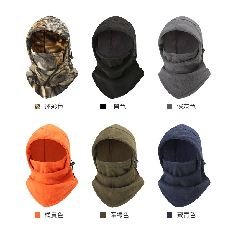 winter fleece balaclava hood face ski mask