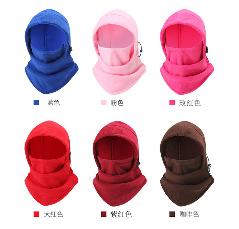 winter fleece balaclava hood face ski mask