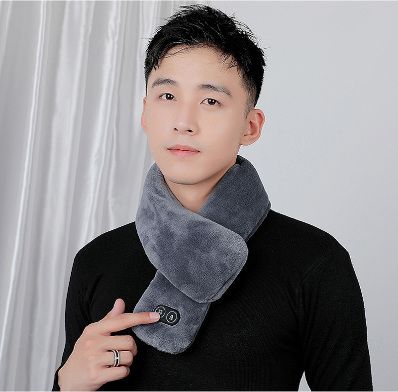 heated vibration massage scarf care neck warmer