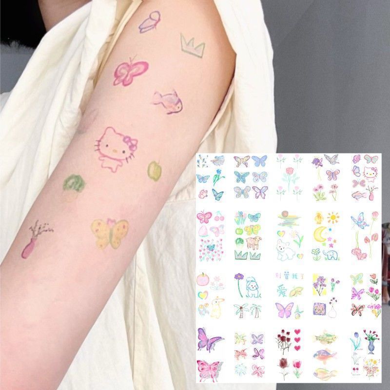 butterfly temporary tattoo sticker