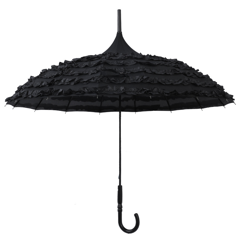 7 ruffles frill princess umbrella parasol