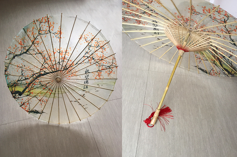 chinese oil paper umbrella traditional oriental parasol