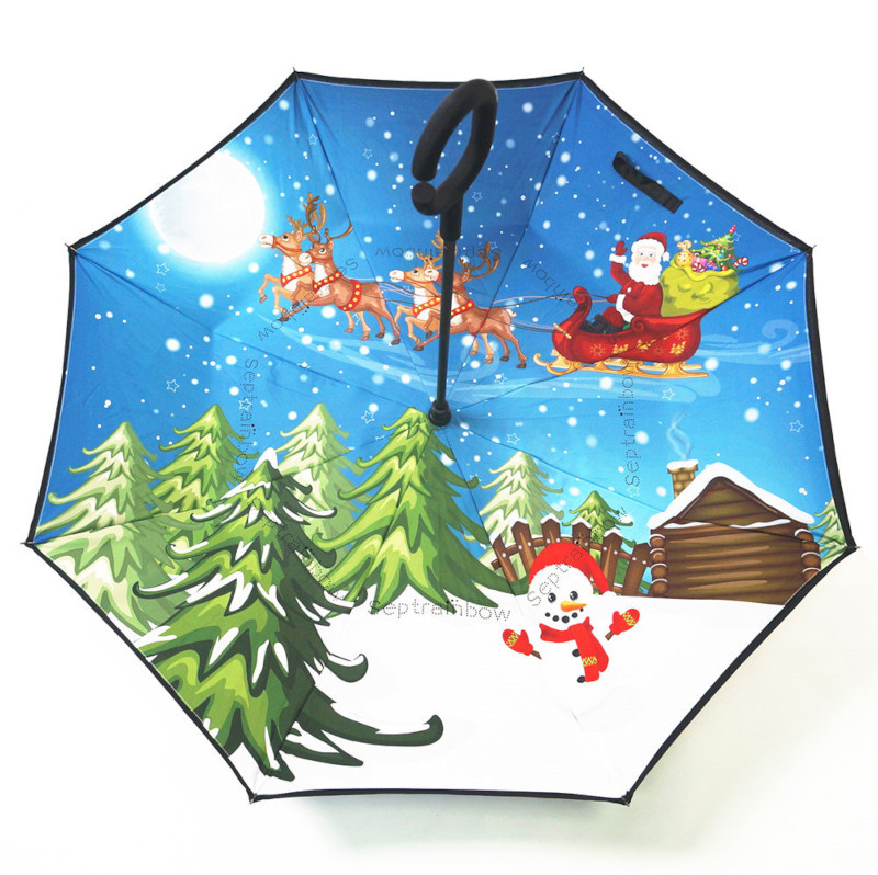 custom printed inverted umbrella all-over personalized no minimum