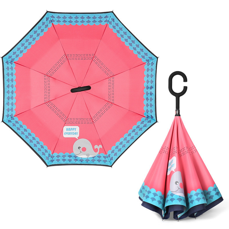 custom printed inverted umbrella all-over personalized no minimum