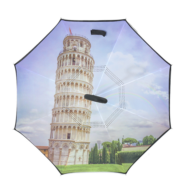 custom printed inverted umbrella all-over personalized no minimum