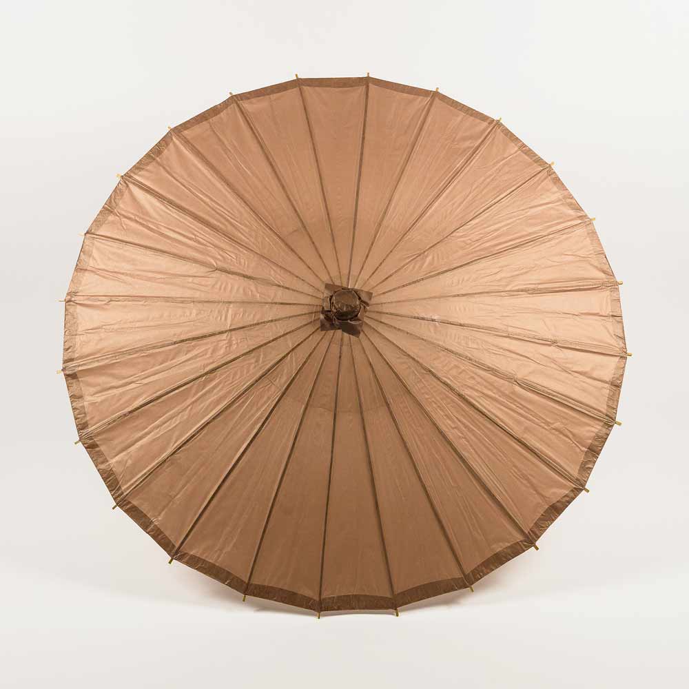 brown paper parasols, wedding bridal umbrellas wholesale