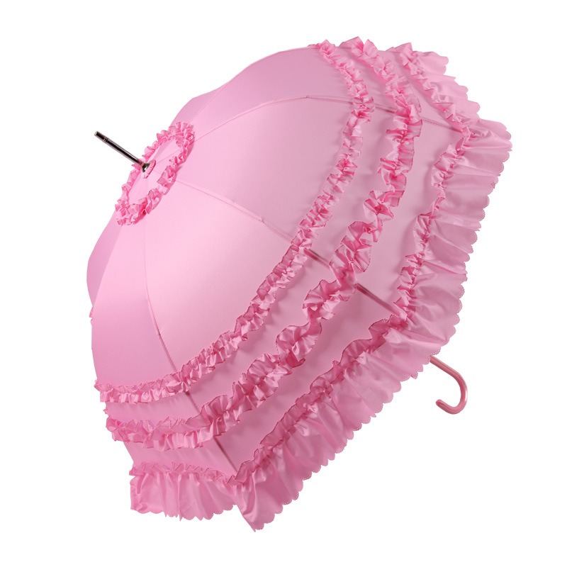 Wedding Umbrella with 3 Ruffles