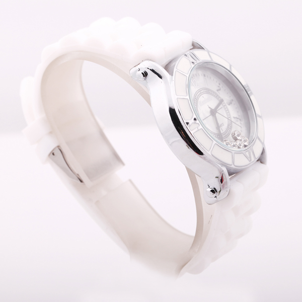 Silicone Quartz Watch for Ladies