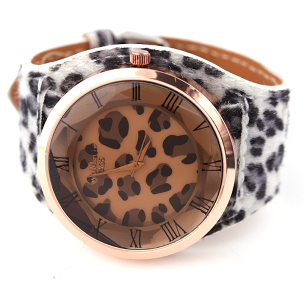 Leather Quartz Watch for Ladies