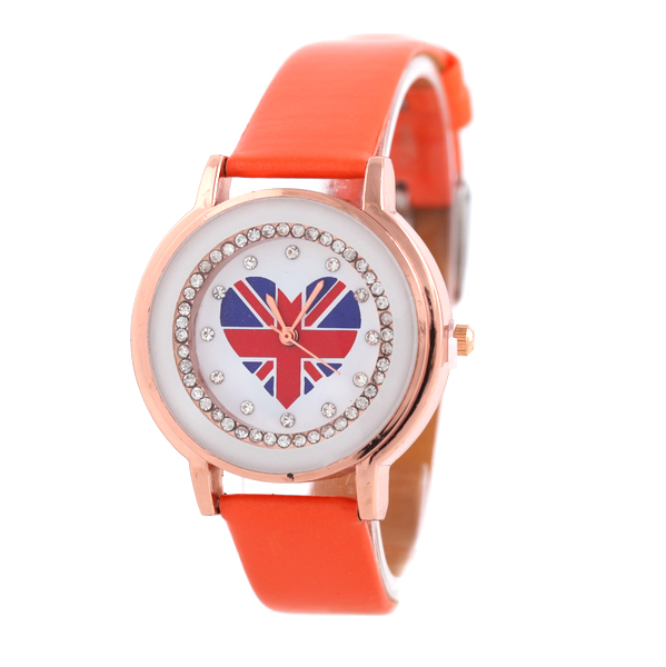 Leather Quartz Watch for Ladies