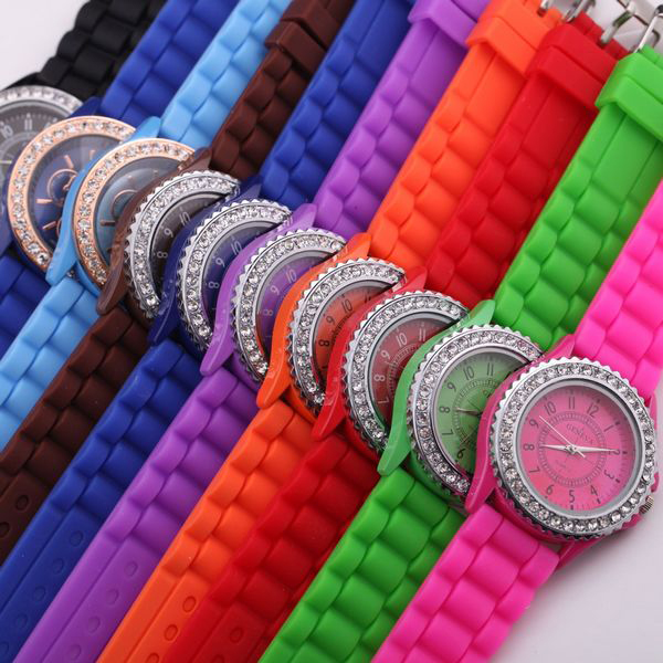 Silicone Quartz Watch for Ladies