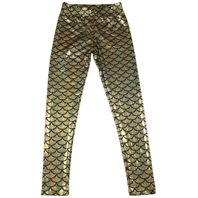 fish scale mermaid leggings dragon scale tights pants