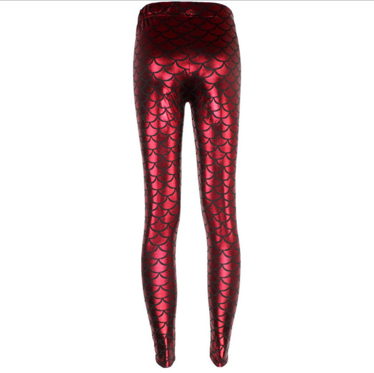 fish scale mermaid leggings dragon scale tights pants