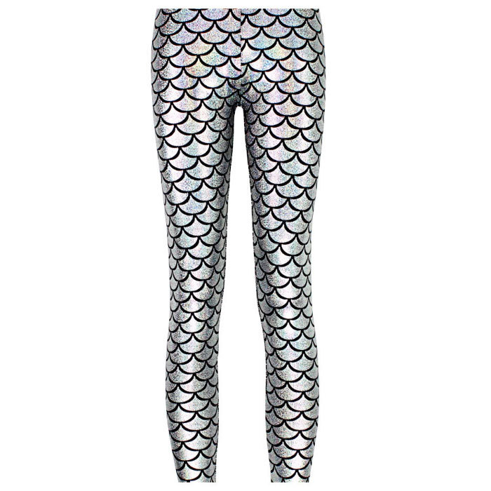 fish scale mermaid leggings dragon scale tights pants