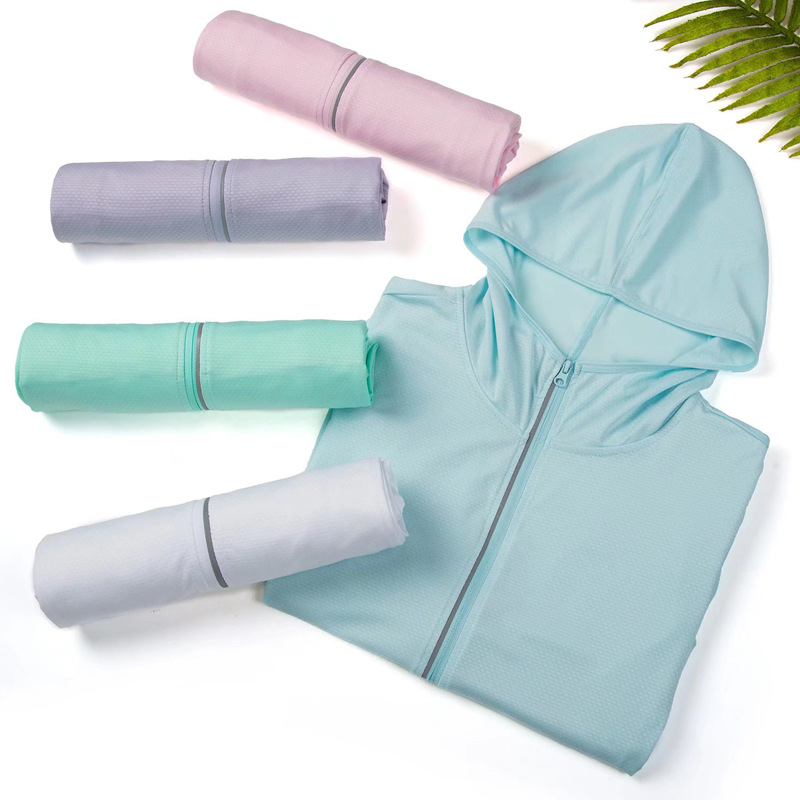 sun protection hoodie uv shirt women men summer clothing upf 50