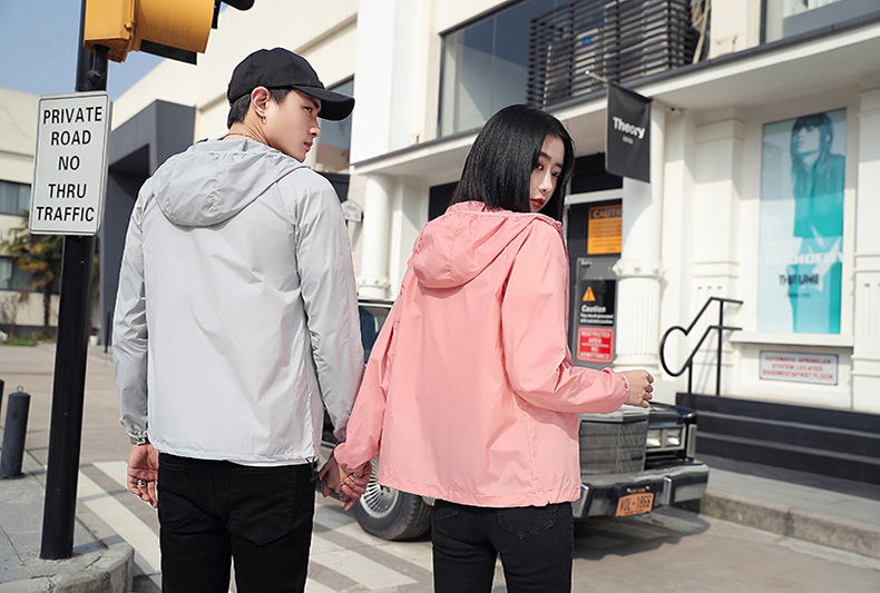 uv sun protection hoodie jacket lightweight raincoat unisex women men lady summer windbreaker